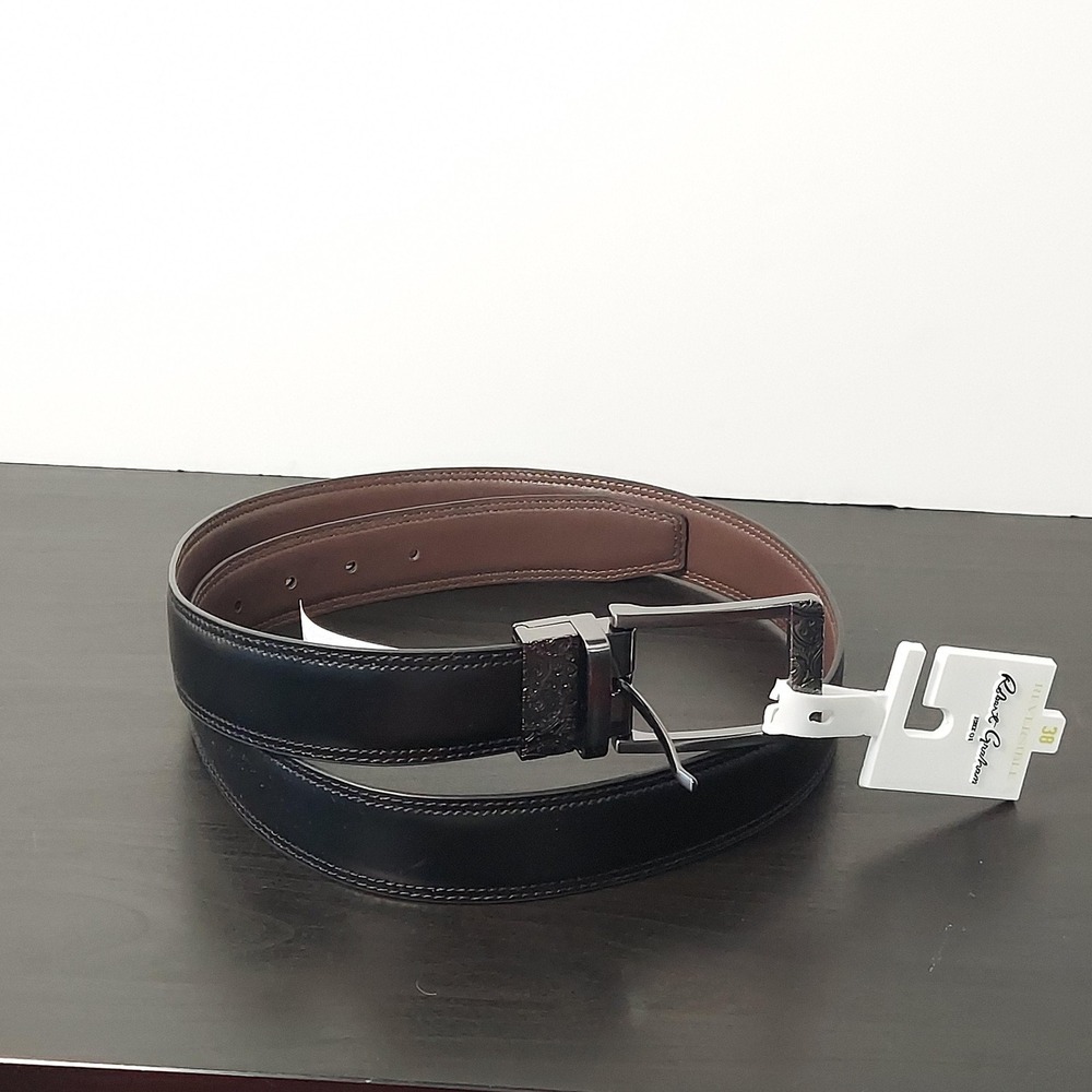 Robert Graham Barolo Reversible Belt Mens 38 Dress Formal RG304893‎